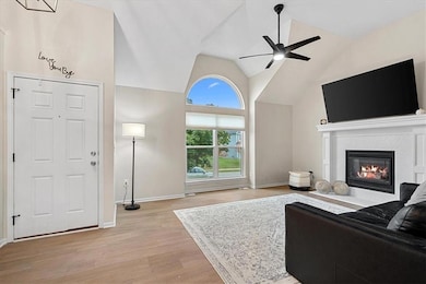 Updated ceiling fans and lighting