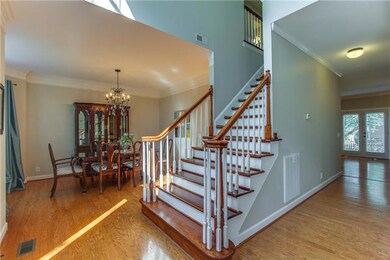 Dining Room and Formal Living Rooms off of the Foyer