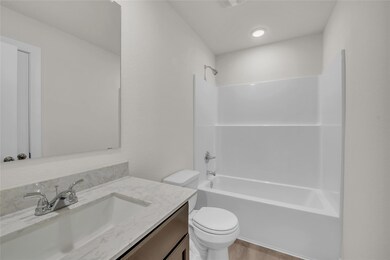 Full bath with bathing tub / shower combination, 