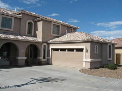 A view of the two car garage