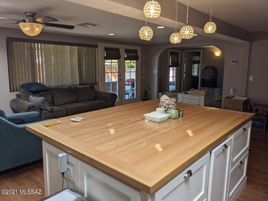 From kitchen toward backyard and additio