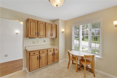 Spacious eat-in kitchen