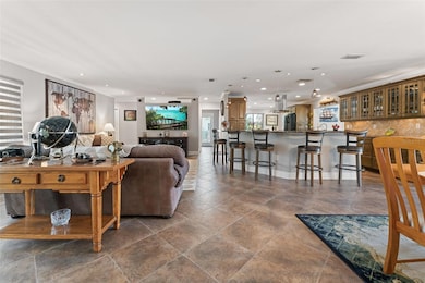 Large gathering space with plenty of room for guests or family