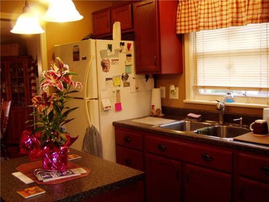 Kitchen. Kitchen has Armstrong floor, recessed lig