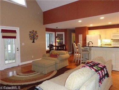 Living Room. Large open floor plan, with vaulted ceiling