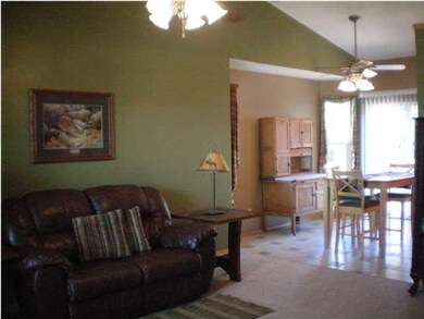 WALK-IN THROUGH THE BEVELED GLASS DOOR TO A FOYER 