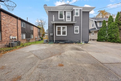 Rear view of property