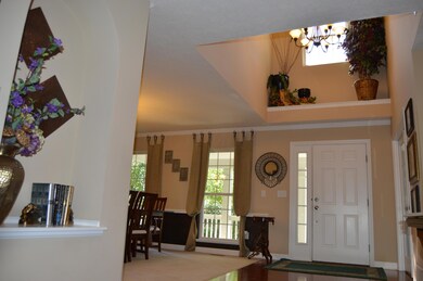 A dramatic 2 story Foyer