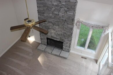 Family room view from loft