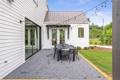 Rear Patio with Lighting