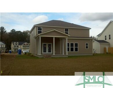 Exterior Back. Beautiful Oversized Covered Porch