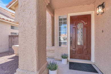 Front entrance with covered porch.