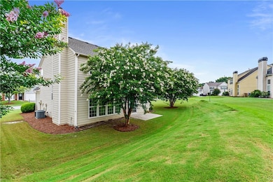 View of the green lawn