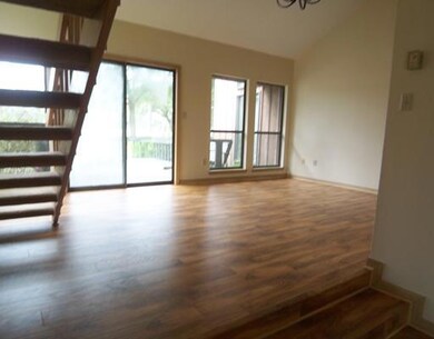 Living Room. New wood floors and freshly painted!