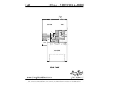 1st Floor Plan. Images are for illustrative purpos