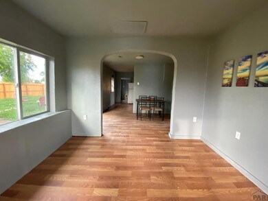 Living room to dining room