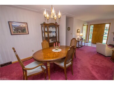 Formal dining room and foyer entry