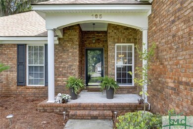large covered porch