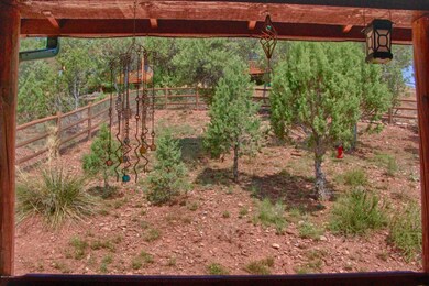 Fenced back yard
