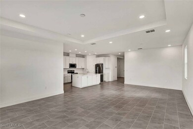 Open-concept kitchen and great room living area
