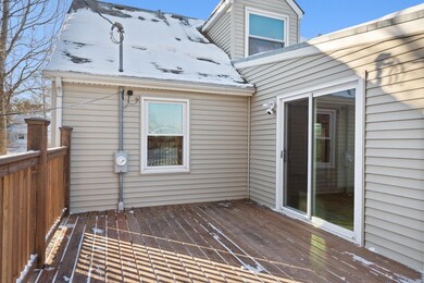 Having direct access to the deck from the house makes it easy to entertain.