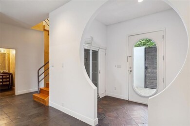 Private Outside gated entry leading into the slate