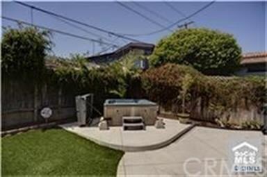 Nice size yard with Spa.