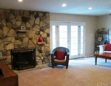 French doors leading to the covered patio.