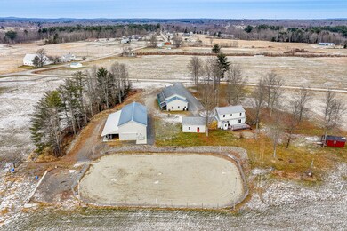 Aerial Back View of Property