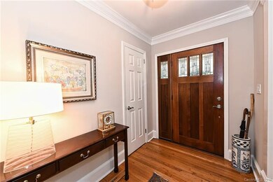 The foyer immediately shows the detail