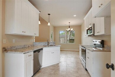 Side view of kitchen