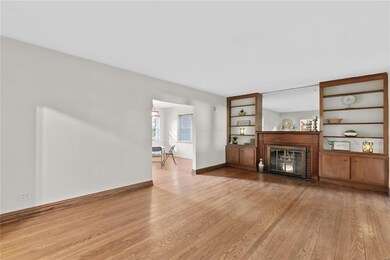 beautiful living room with gleaming hardwood floor