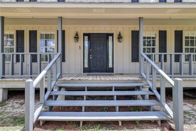 Front Porch offers wide stairs and plenty of porch