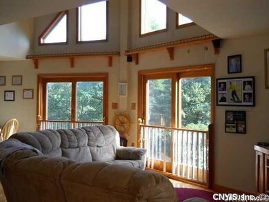 Living Room. Living Room with Cathedral Ceiling.