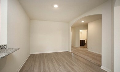 Dining room with LVP flooring