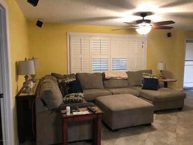Living Room with Plantation Shutters