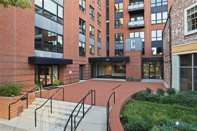 Front entry to the building