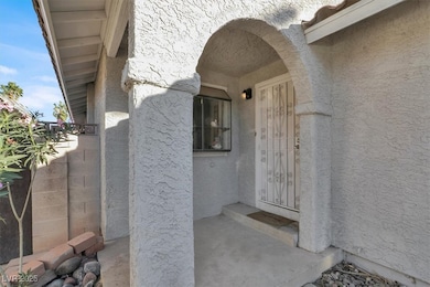 Front porch and kitchen window