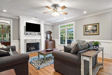 The Family Room includes Hardwood floors that were