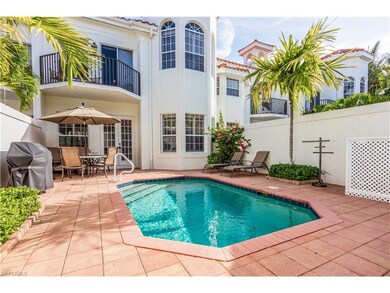 Private courtyard with pool