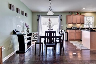 Sunny Breakfast Nook with wooded backyard view