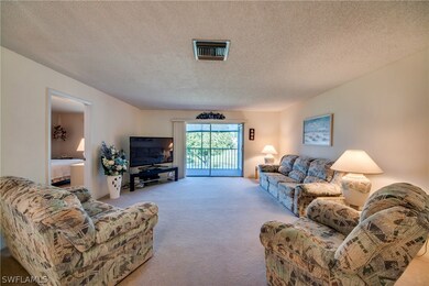 view from dining area to living area