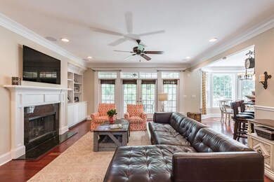 Great Room with Fireplace and Built-Ins