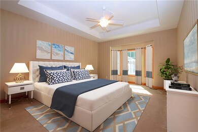 Master Bedroom virtually staged