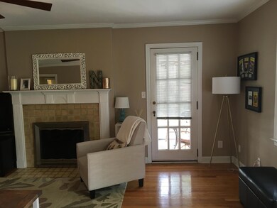 View toward screen porch