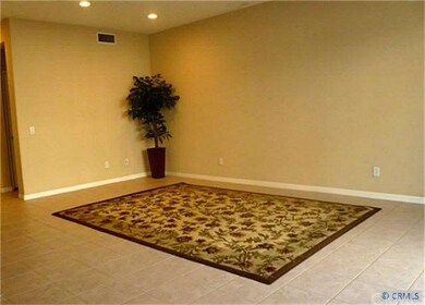 Wall-to-wall ceramic tile downstairs