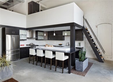 Gourmet Kitchen features stainless steel appliance