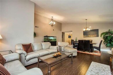 The living room is open to the dining room.  The r