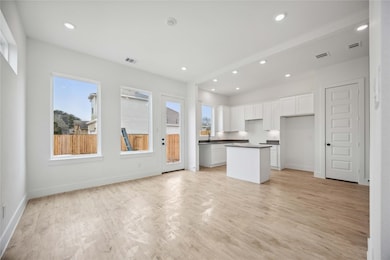 Lots of natural light in the family room