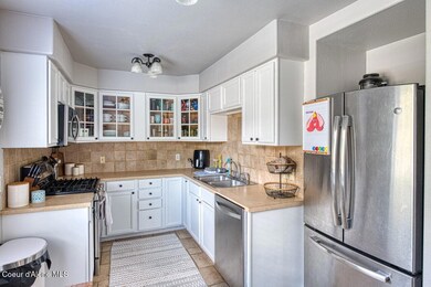 Freshly painted kitchen